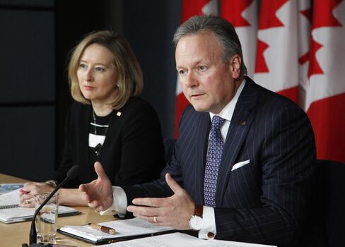 Carolyn Wilkins and Stephen Poloz.
