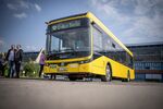 Dutch-made Ebusco 2.2&nbsp;e-bus at its Berlin launch.