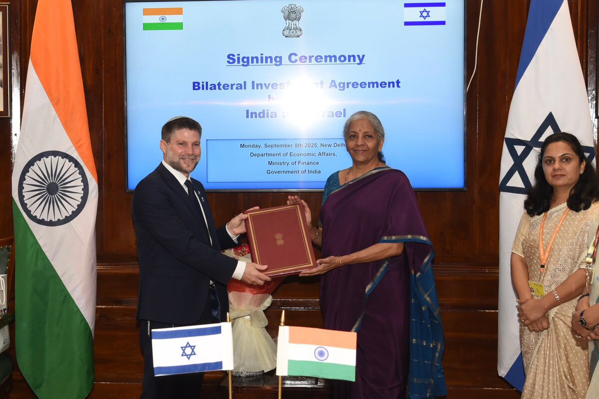 Israel and India Sign Agreement to Bolster Bilateral Investment