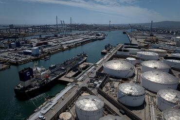 Oil Tankers at the Port of Long Beach
