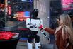 Tesla Showcases Optimus Robot And Cybercab At Nasdaq Marketsite