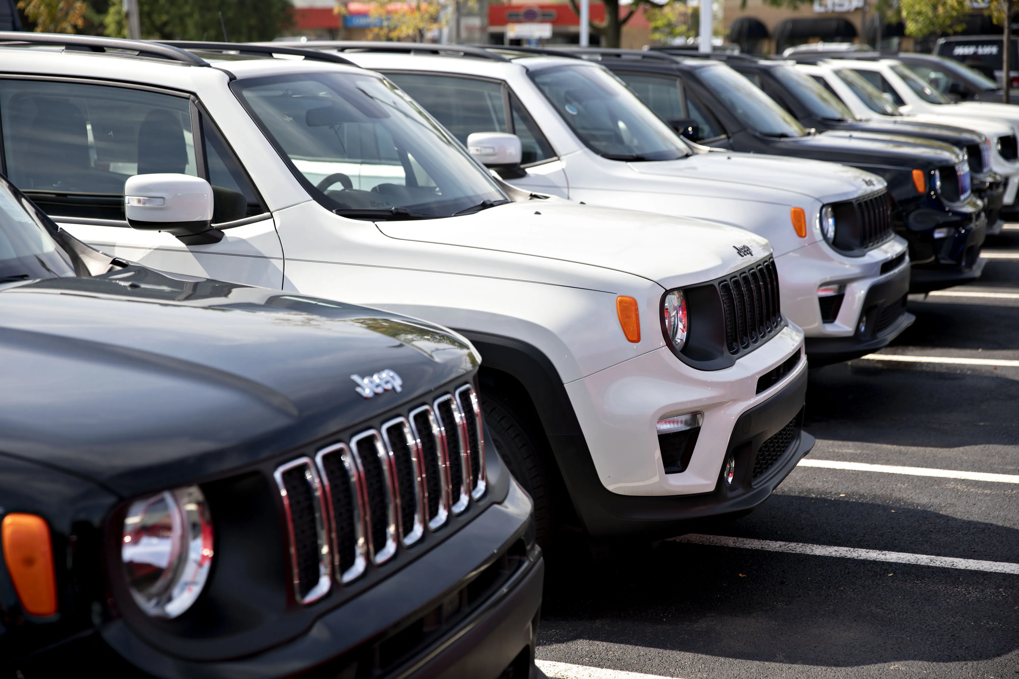 Jeep Renegade sports utility vehicles.