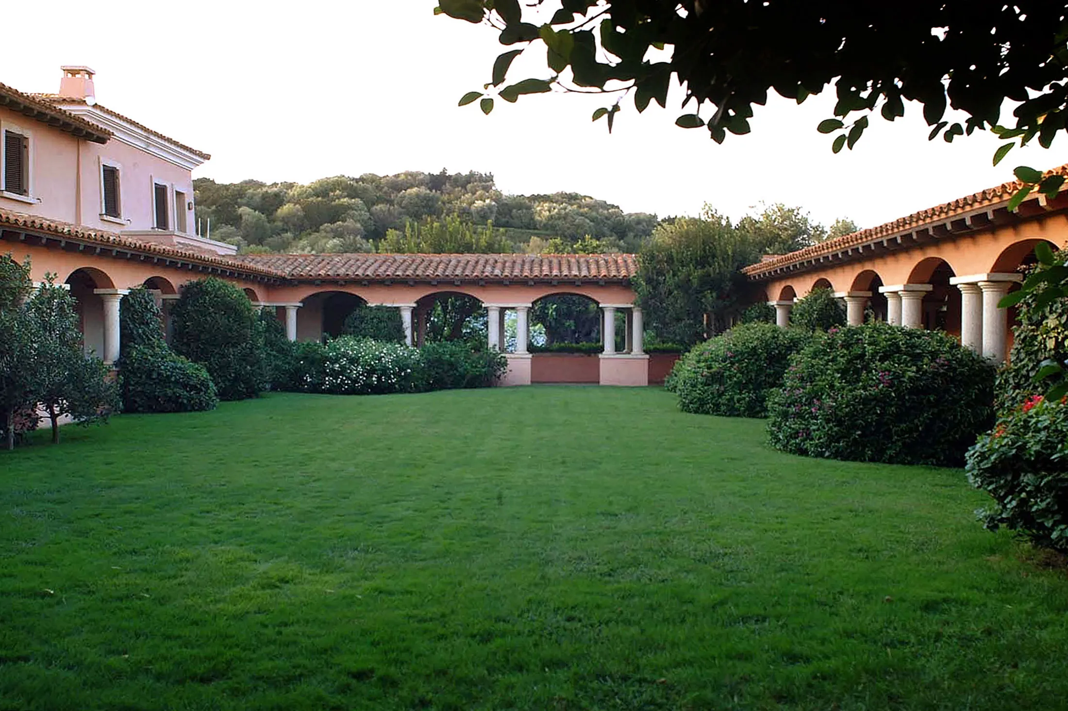 Silvio Berlusconi's villa "La Certosa" in Porto Rotondo, Sardinia.

