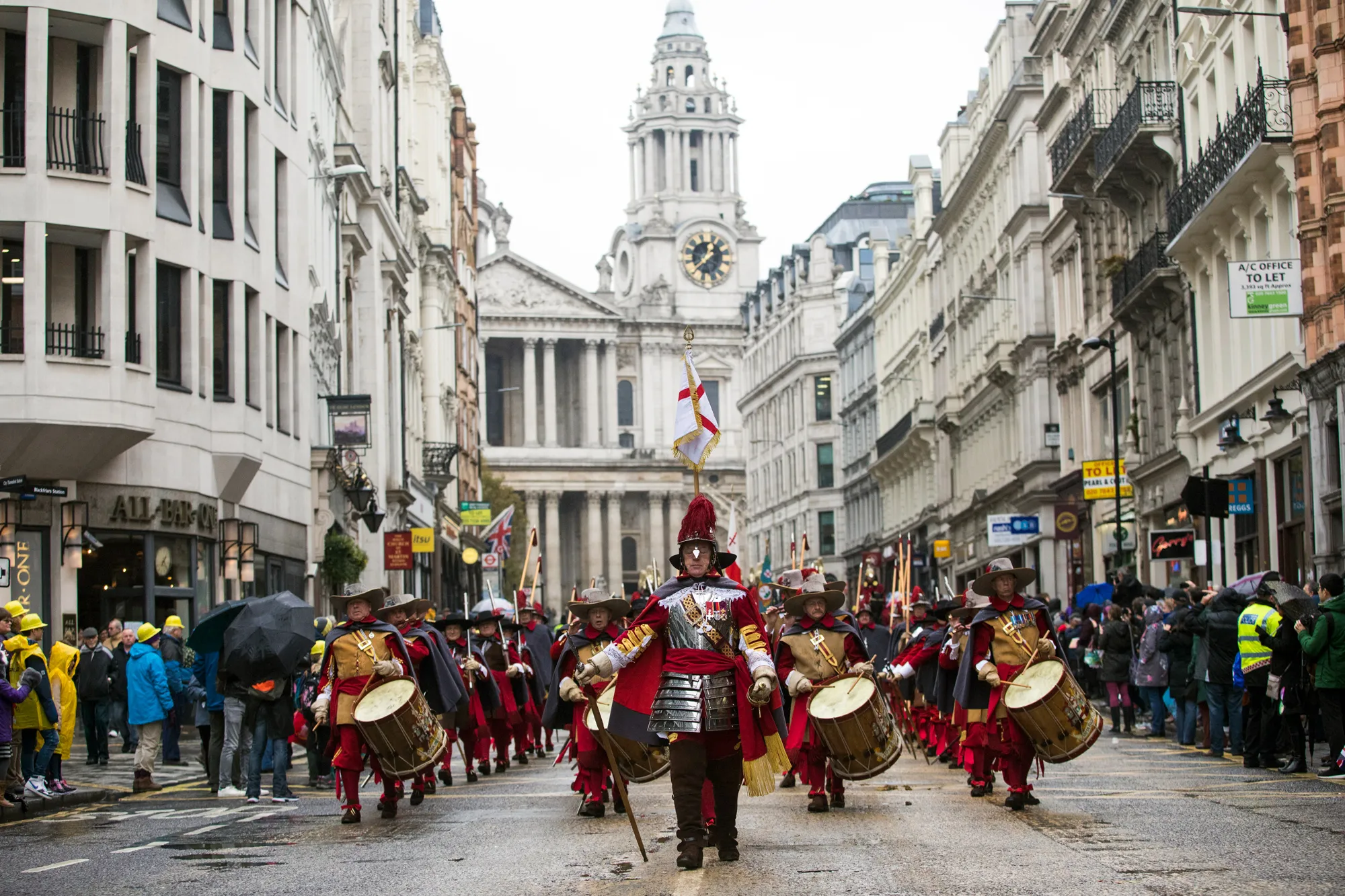 Banging the drum for the City.