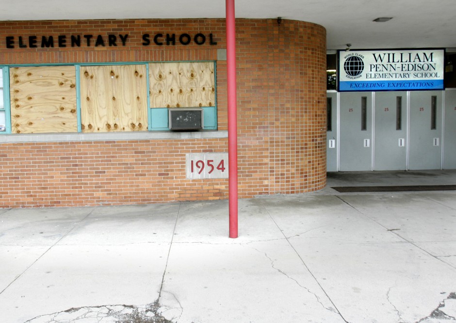 William Penn Elementary in Chester, Pennsylvania, was shuttered after it was found unfit for students.