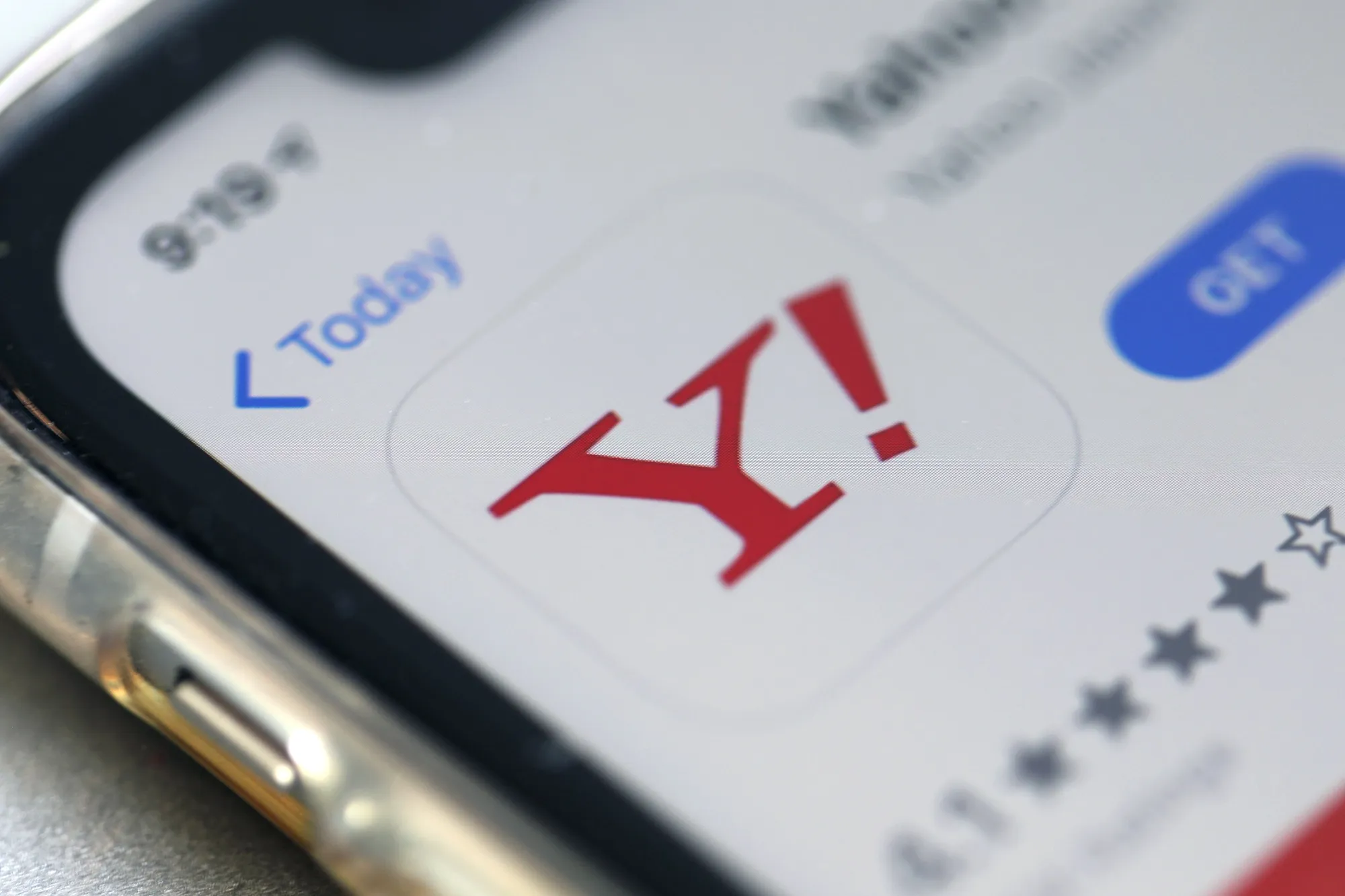 Yahoo Japan’s application.