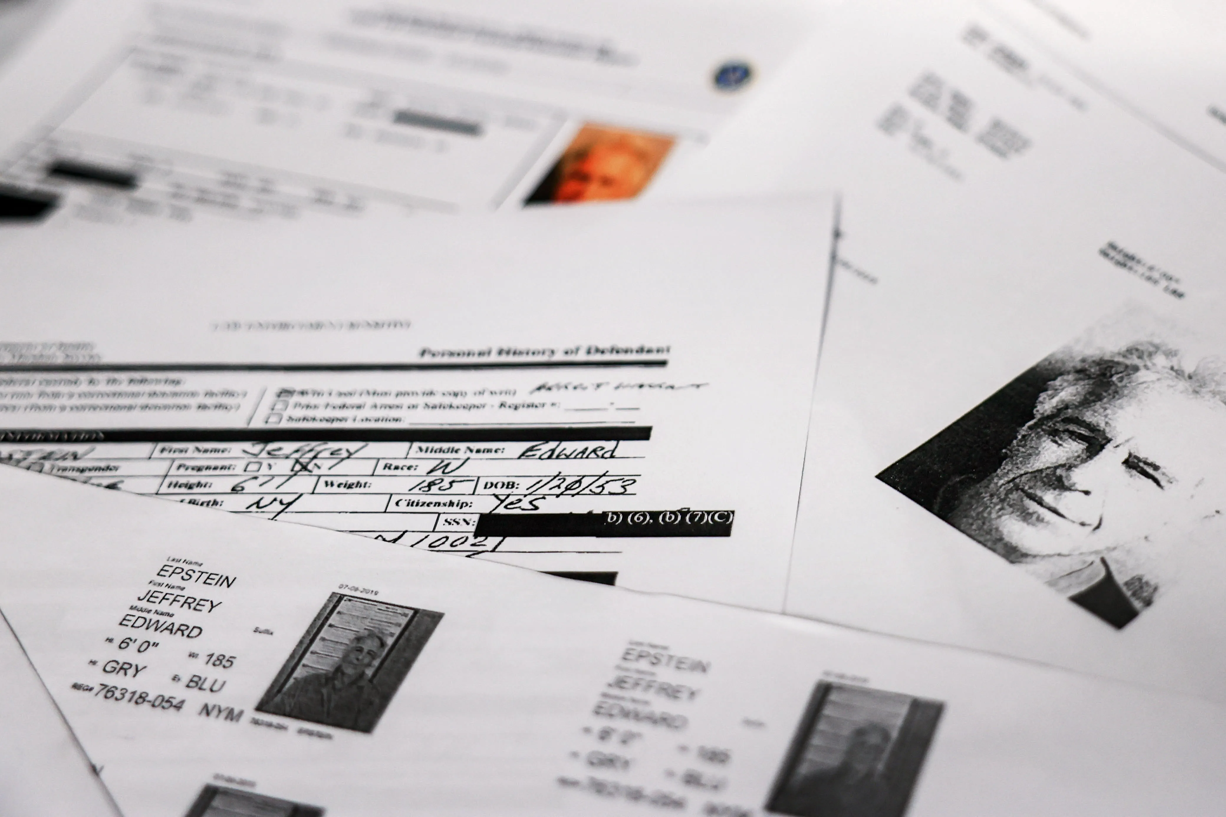 Files From The Epstein Library Photo Illustrations