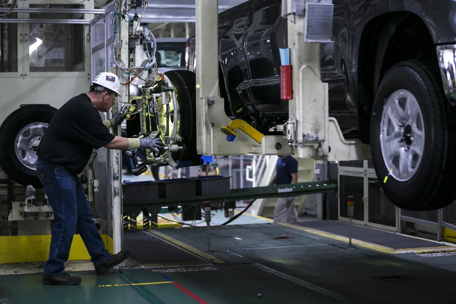Operations Inside The Toyota Motor Corp. Truck Manufacturing Facility