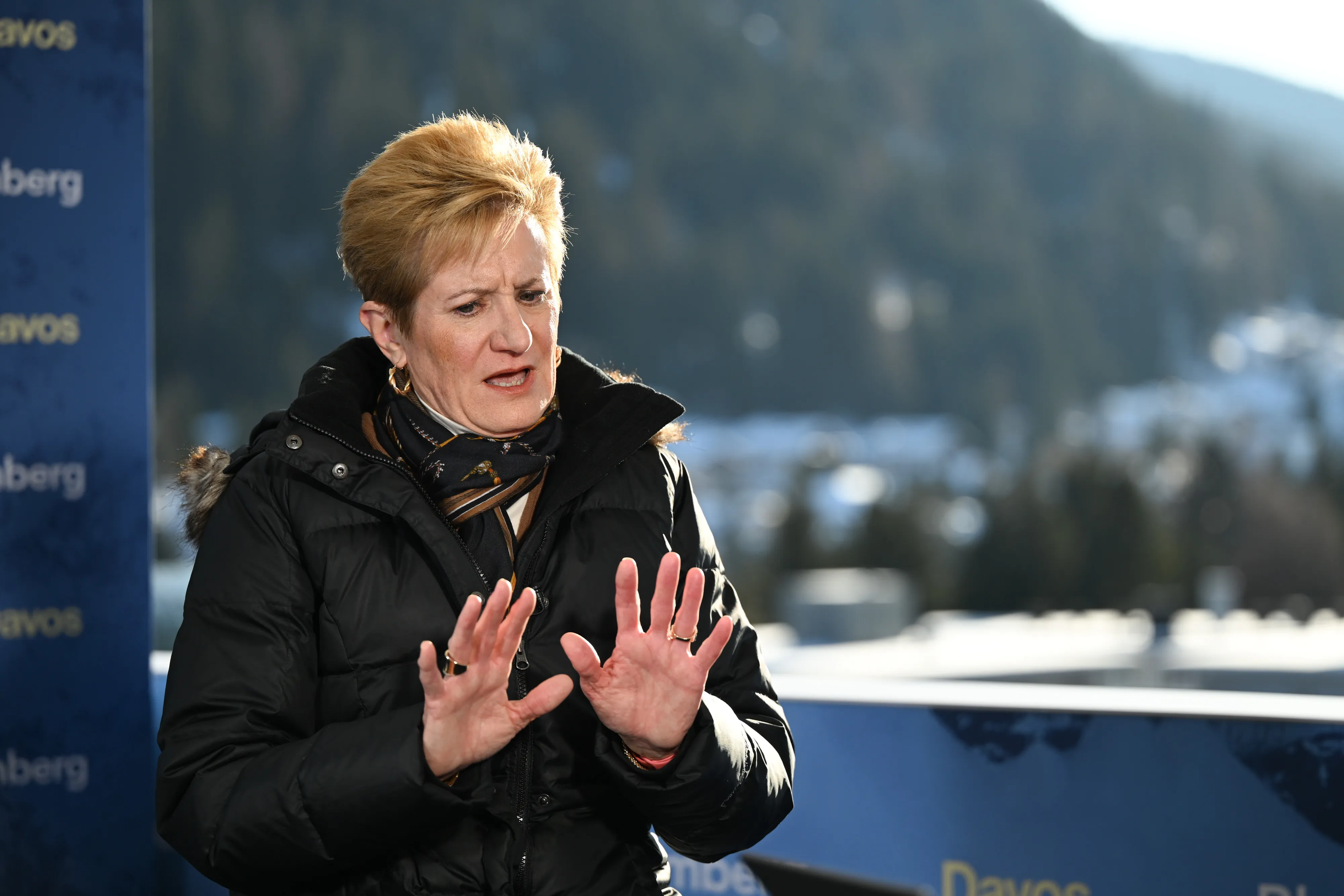 Anne Walsh in Davos, on Jan. 20.