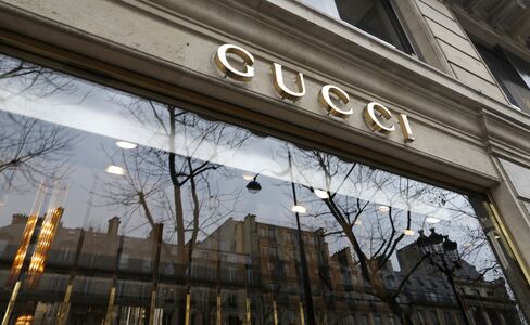 A Gucci Luxury-Goods Store