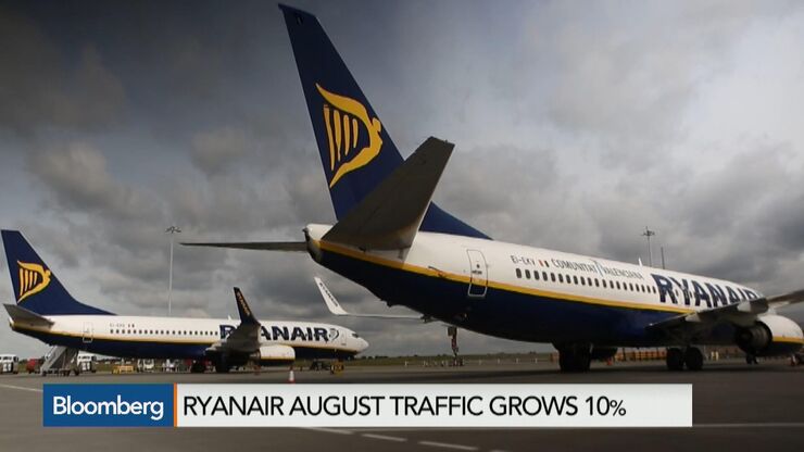 Ryanair to Boost Flights on 20 European Routes - Bloomberg