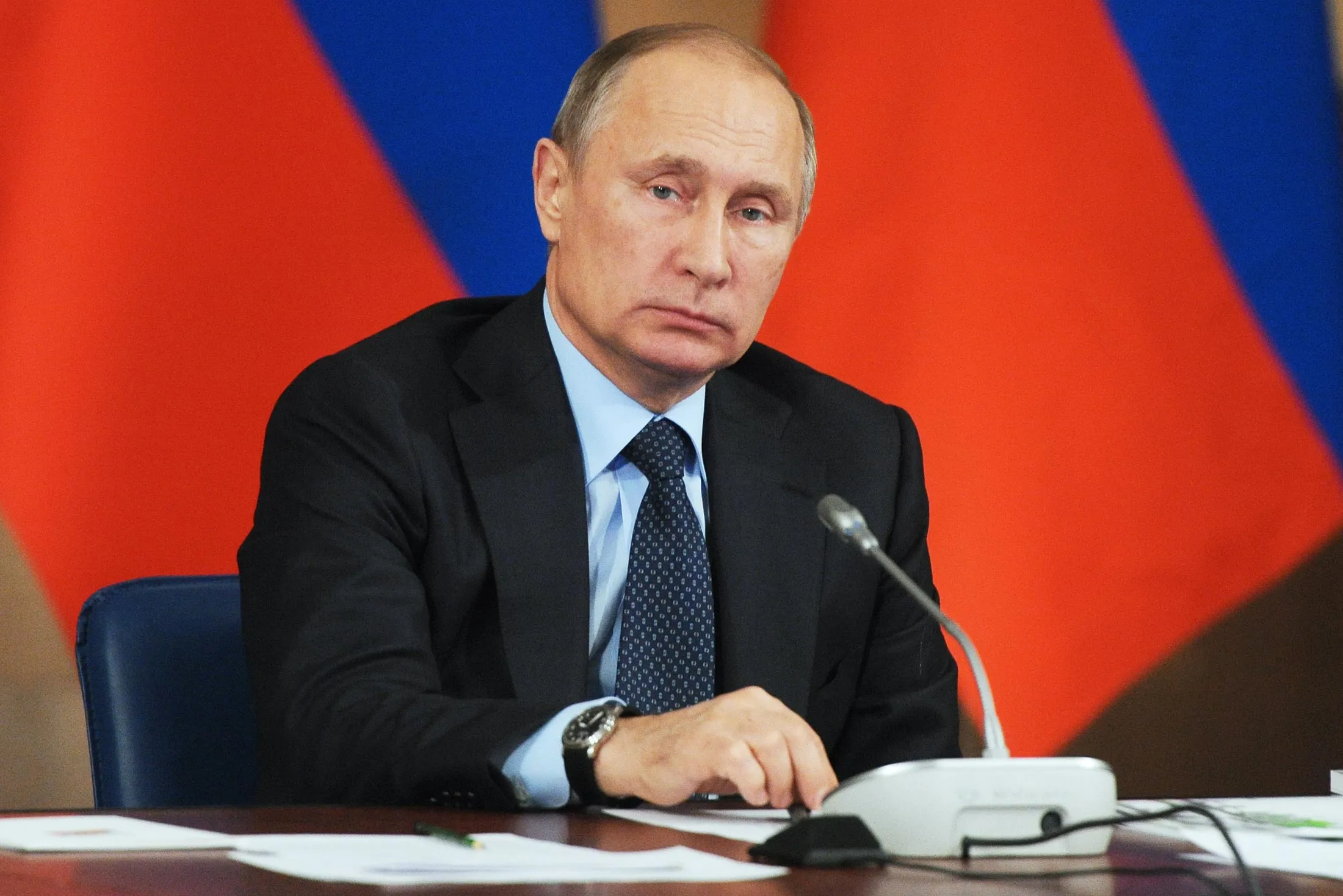 Russia's president Vladimir Putin
