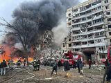 Apartment Building Hit As Ukraine Faces Another Missile Barrage