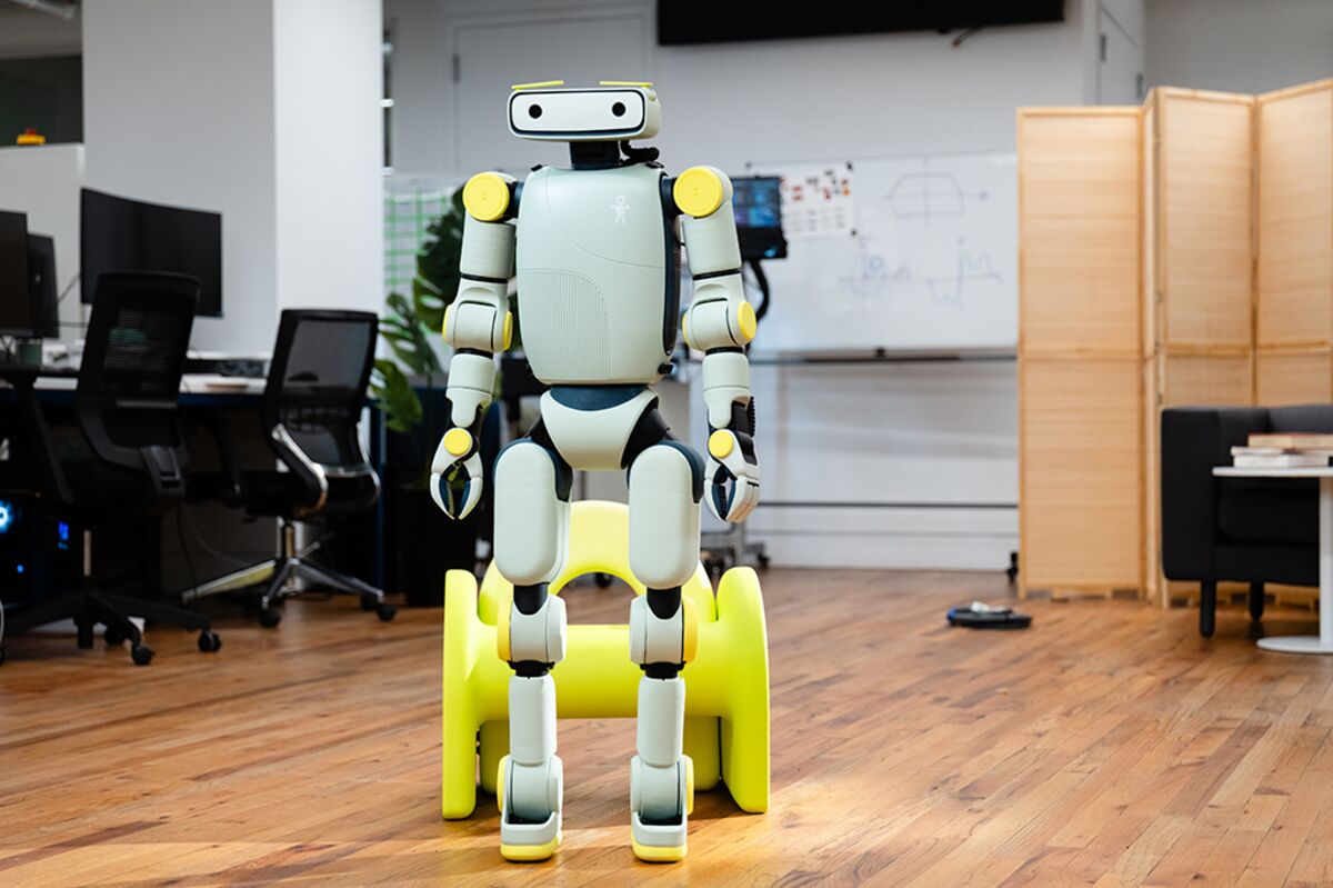 Amazon acquired New York-based Fauna Robotics, which is developing a human-like, 42-inch tall robot that can interact with people, walk, grip items, and dance (Mark Gurman/Bloomberg)