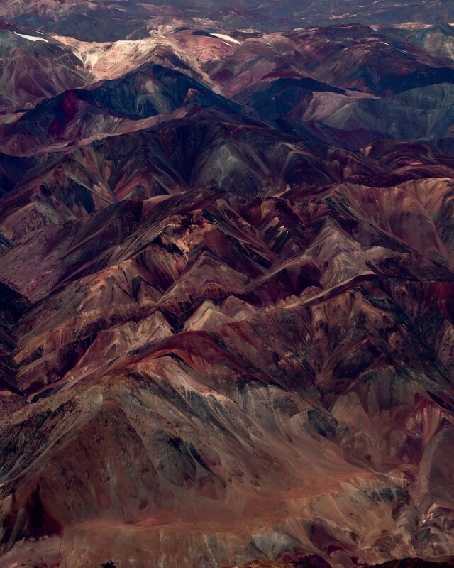 A section of the Atacama Desert near Antofagasta.
