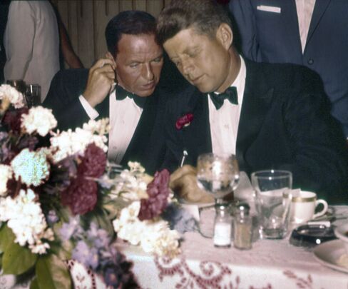 Frank Sinatra and John F. Kennedy