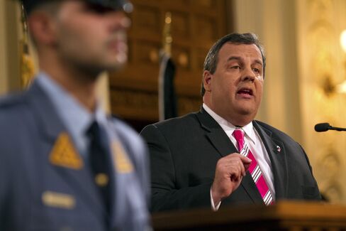 New Jersey Governor Chris Christie