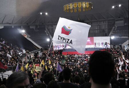 Syriza Party Leader Alexis Tsipras