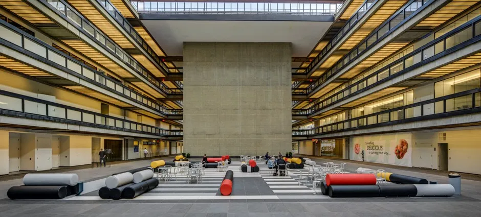  “Wherever [Bell Labs] could squeeze in cubicles, [they did]. We knocked that all out and brought it back to the original vision,” says developer Ralph Zucker.