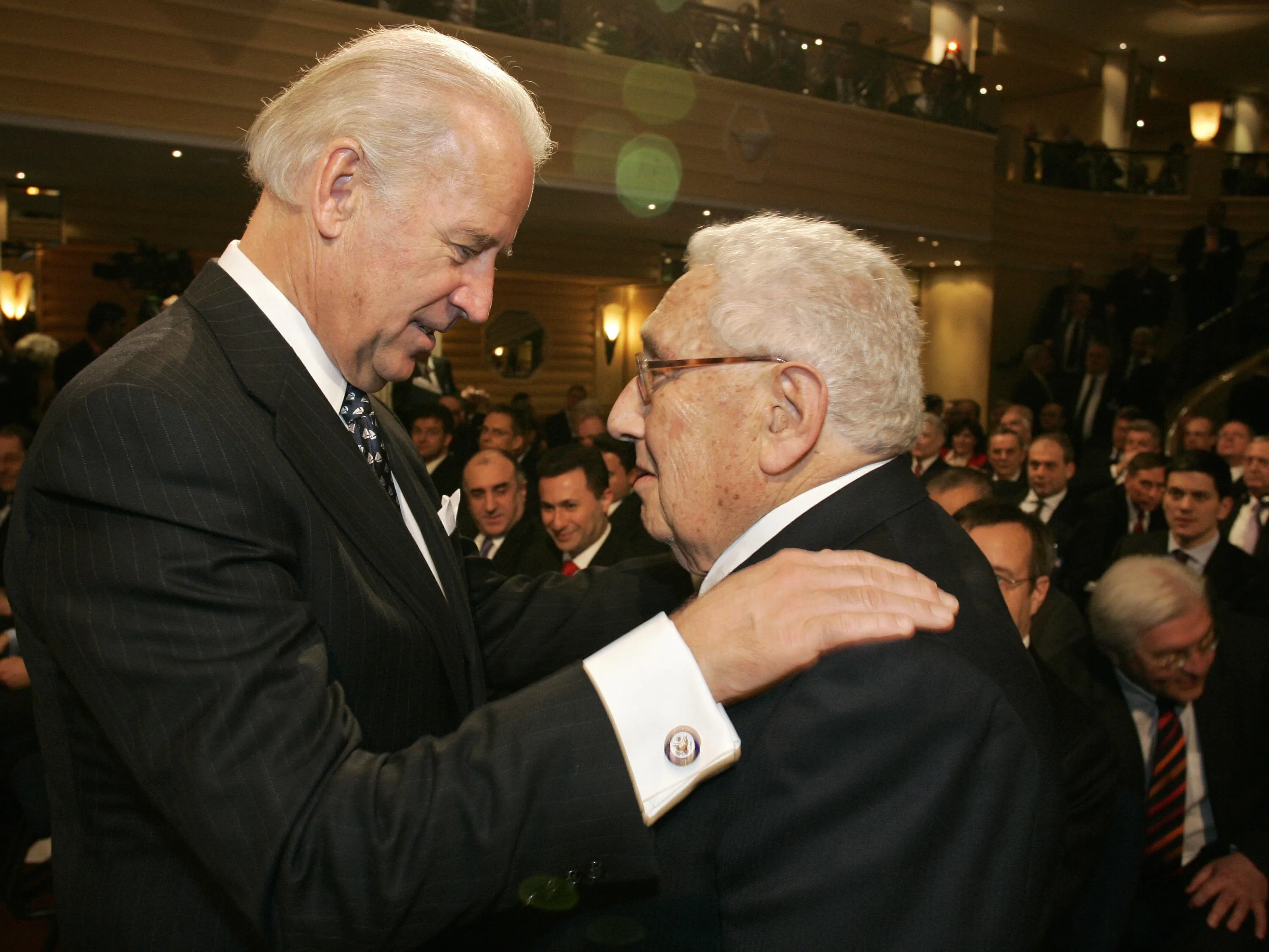 Kissinger can teach him something.