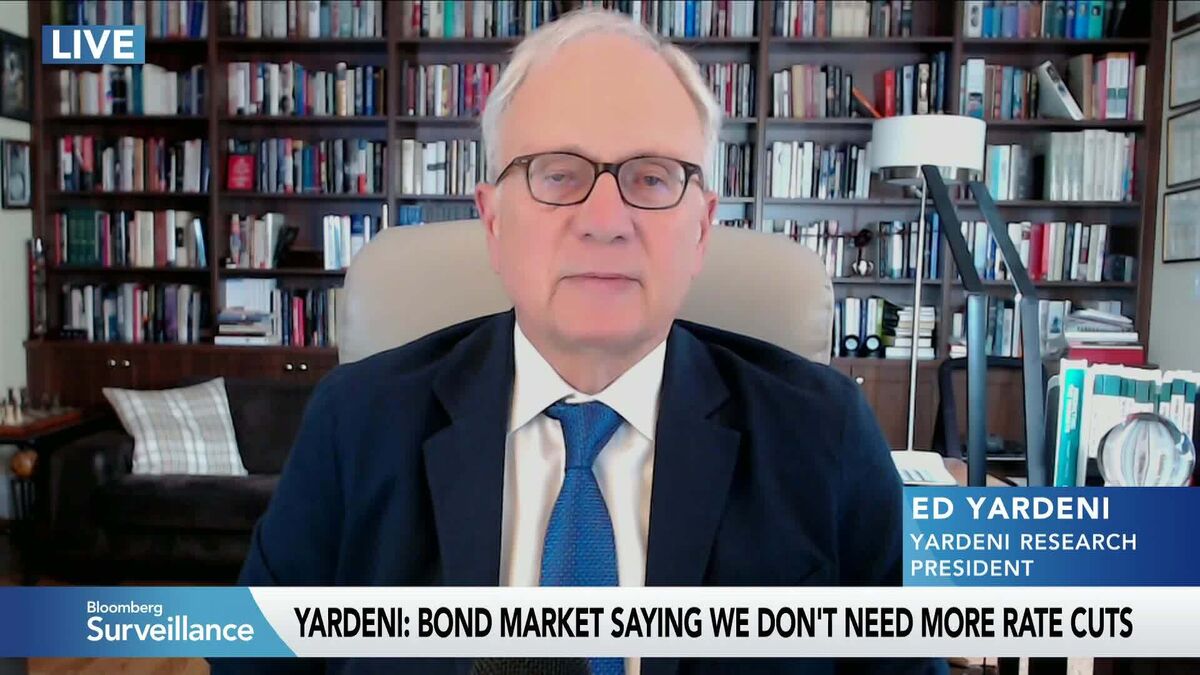 Bond Market Says No Need for More Rate Cuts: Yardeni