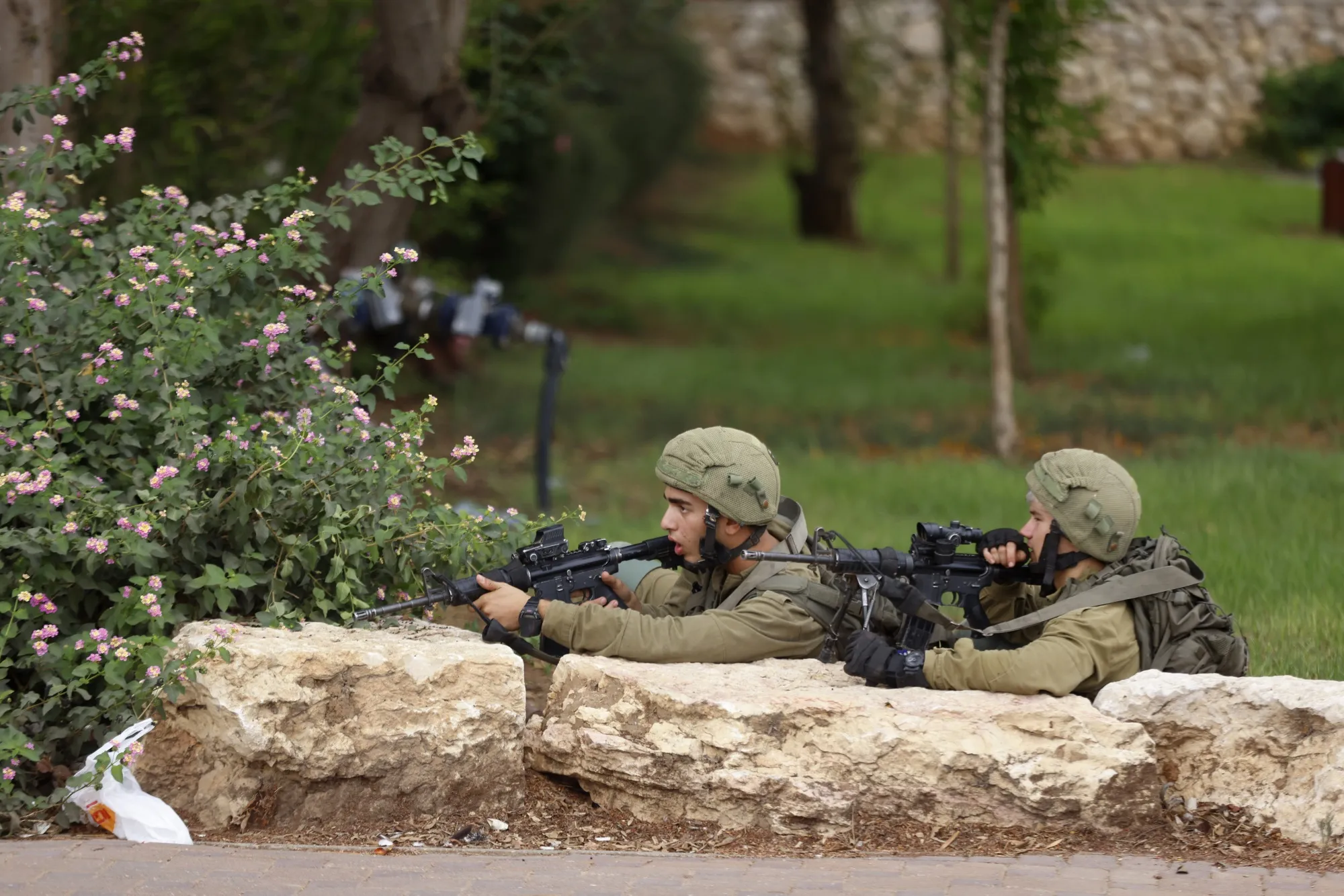 Investors —&nbsp;and the rest of the world —&nbsp;are riveted on the events in Israel, where soldiers remained on guard today in Sderot, one of the cities struck by Hamas militants over the weekend.