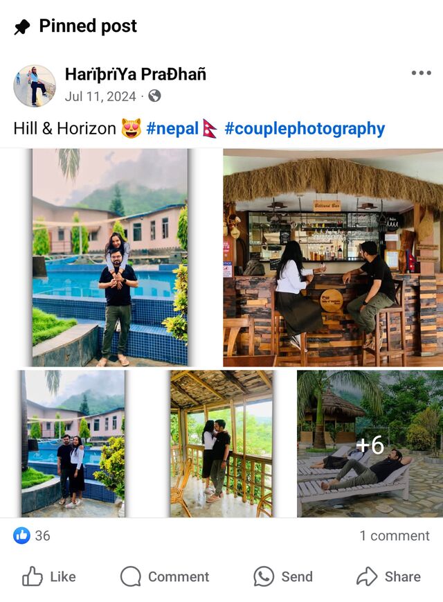 Vacation photos from Priya’s Facebook page.