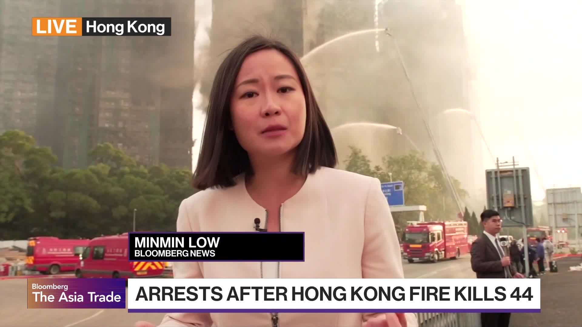 Hong Kong Tower Fire Kills Dozens, Hundreds Missing