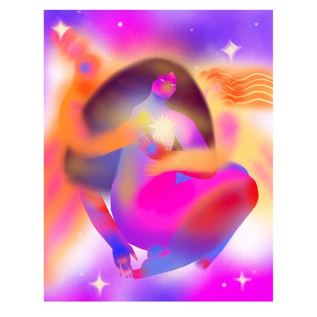 Spirit Painting Print by Loveis Wise