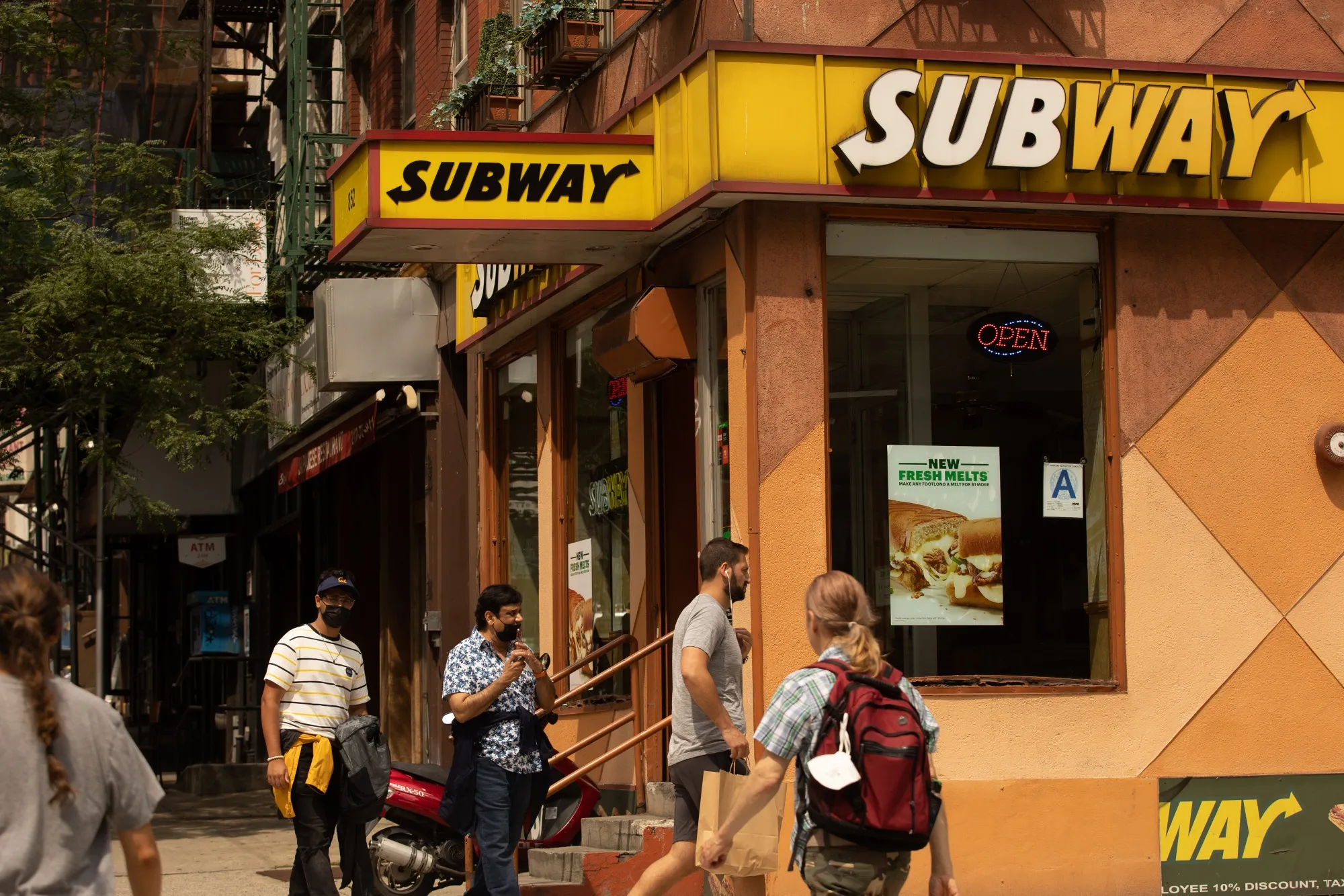 A Subway restaurant location in New York.