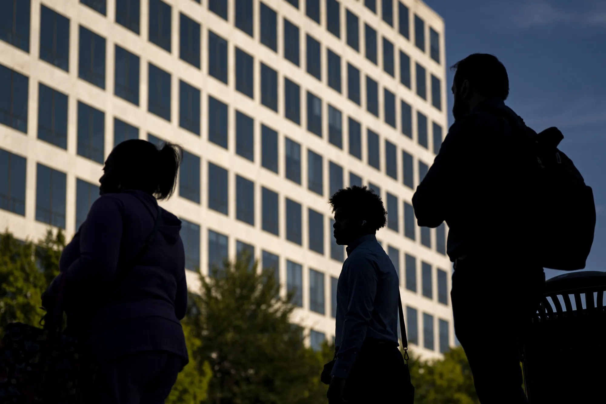 Commuters in Washington.