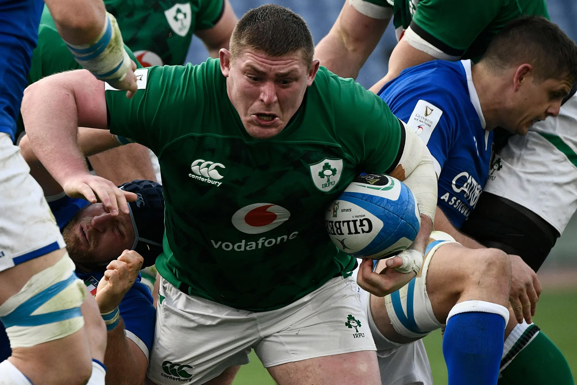 Six Nations rugby union tournament match between Italy and Ireland on Feb. 27.&nbsp;
