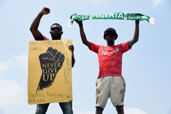 Nigerian Protests Over Police Killings Draw Warning From Buhari