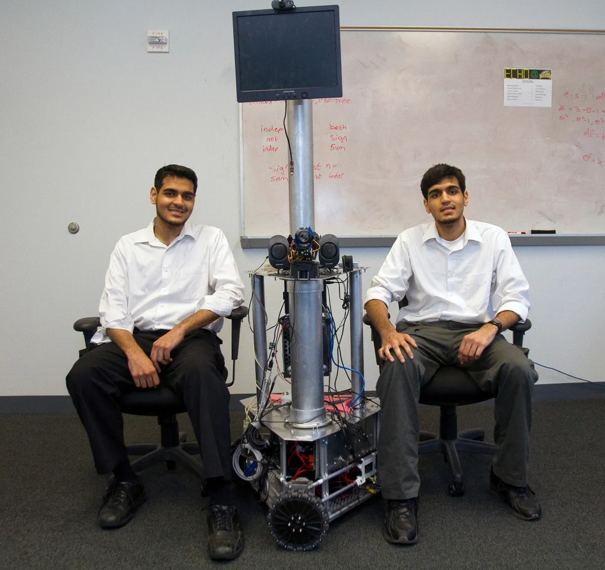 Suhaib Akhter, left, and Muneeb Akhter in 2011.