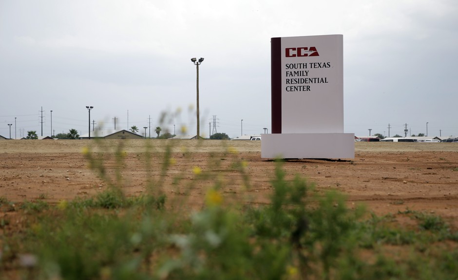 The family detention center in Dilley, Texas. 