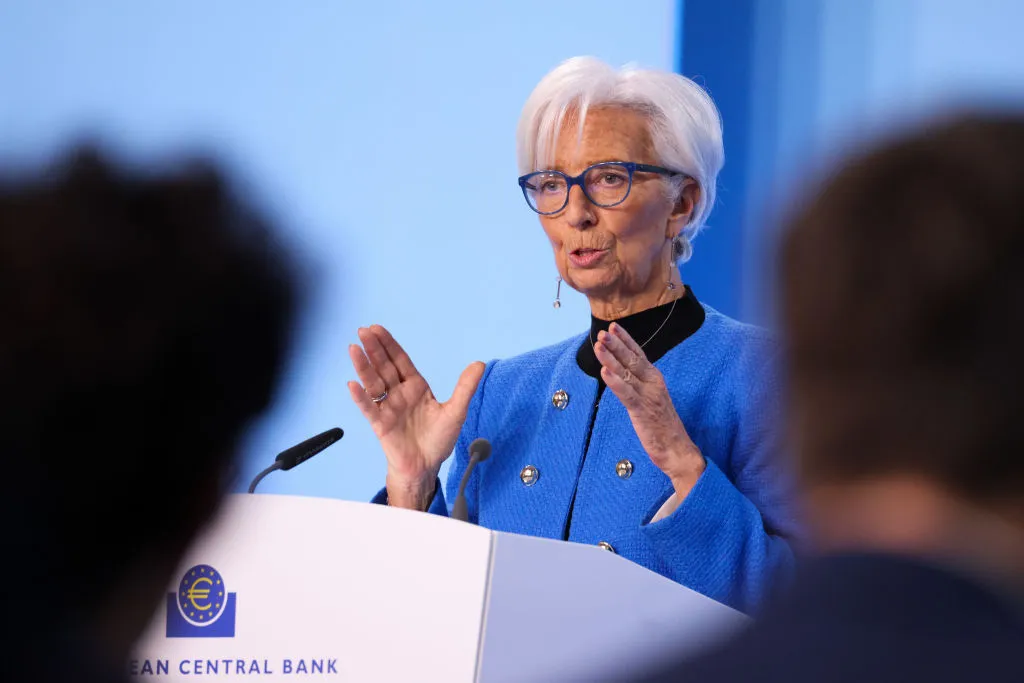Christine Lagarde, president of the European Central Bank.