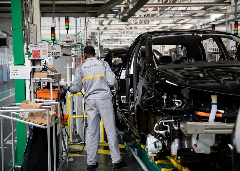 Renault SA Automobile Assembly Ahead of $5 Billion State-Backed Loan