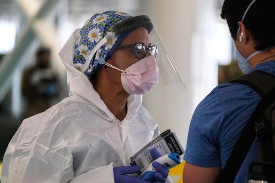 Welcome to Puerto Rico, Now Line Up for Your Virus Screening