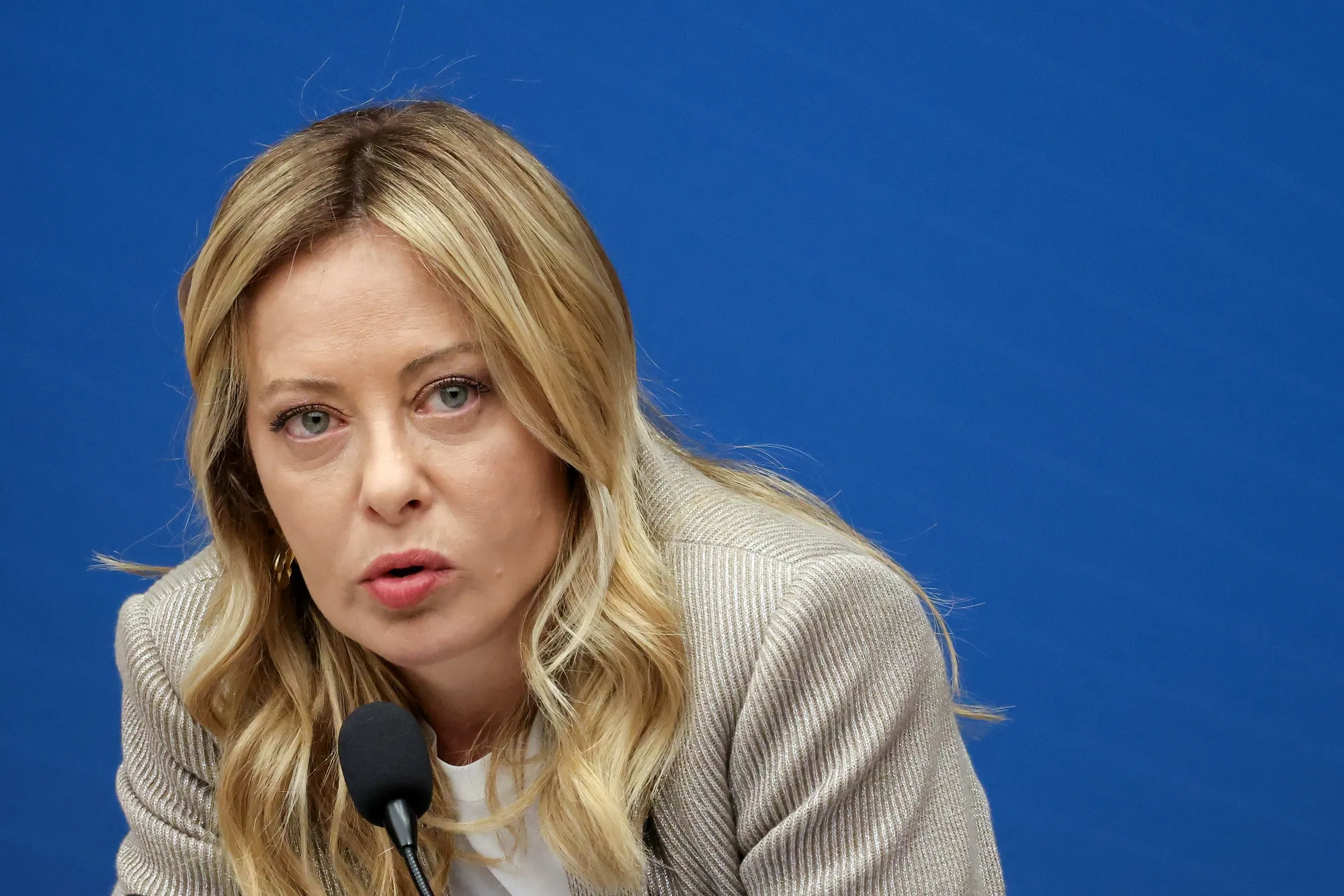 Italy's Prime Minister&nbsp;Giorgia Meloni