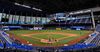 Marlins Park during an intrasquad game in Miami on July 17.