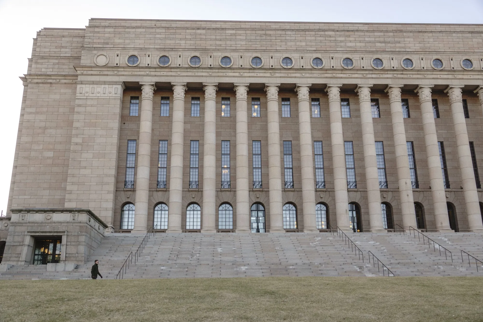 Finland’s Parliament House in Helsinki.