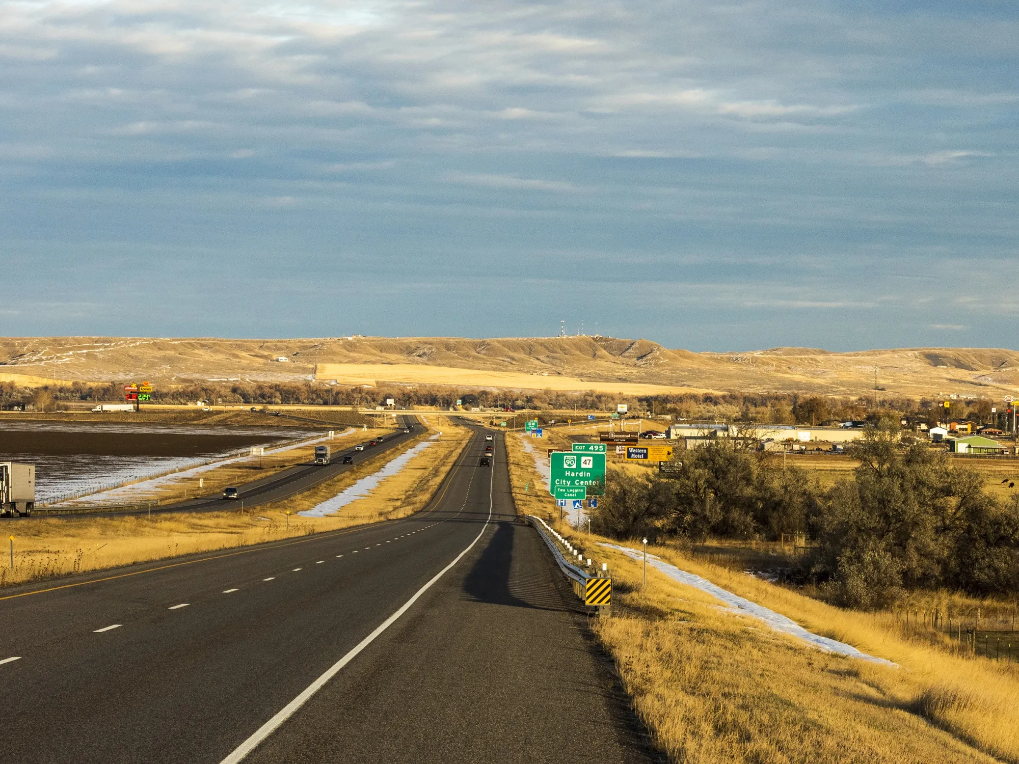 Big sky country.