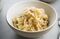 The best grown up kids pasta, buttery pink peppercorn malfadini.