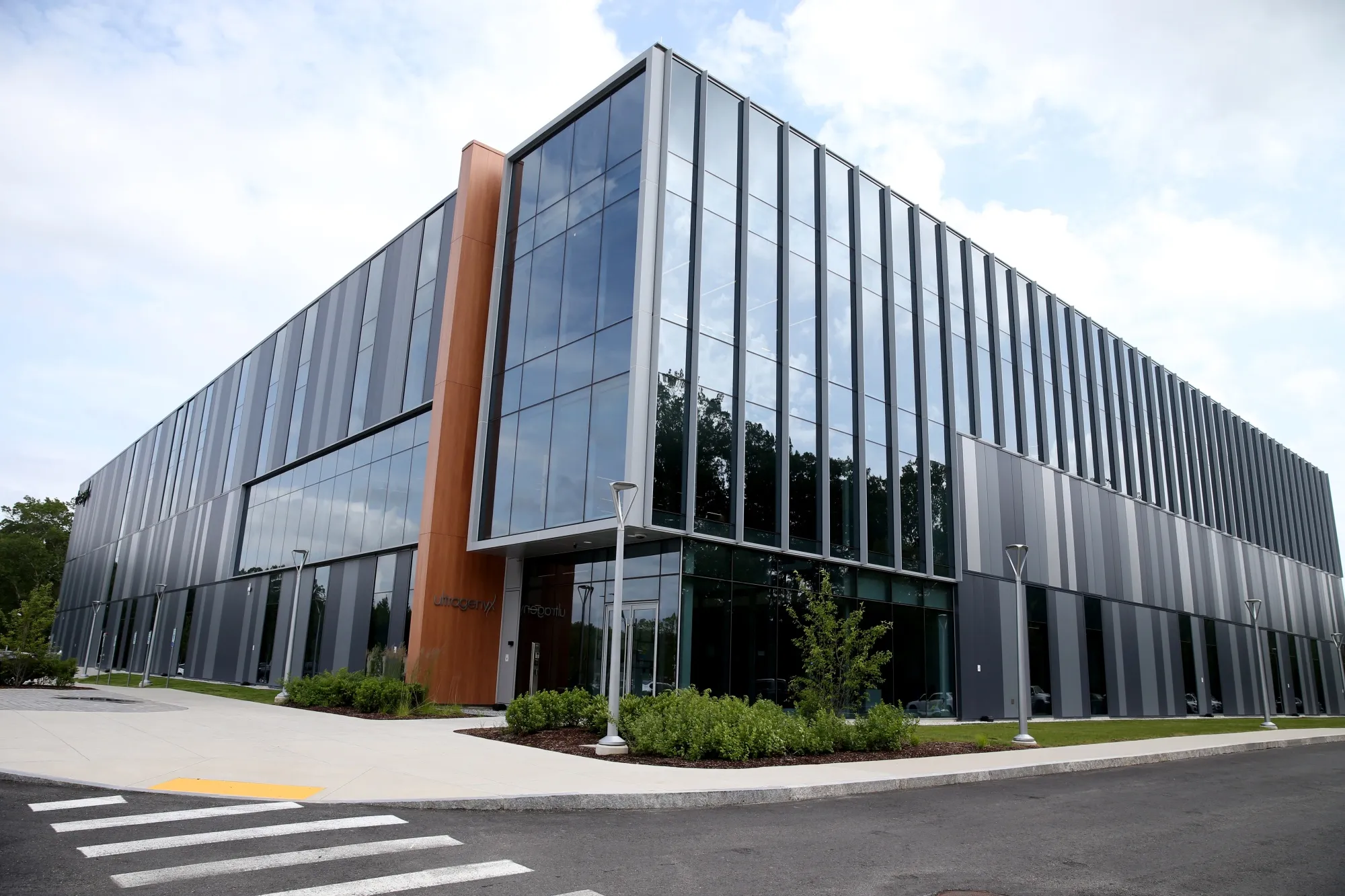The Ultragenyx biomanufacturing plant in&nbsp;Bedford, Massachusetts.