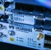 A Huawei Technology Co. ATN 910B Series multiservice integrated carrier router, bottom, and other telecommunications equipment is displayed at an exhibition hall at the company's headquarters in Shenzhen, China, on Wednesday, May 22, 2019. Huaweiis seeking about $1 billion from a small group of lenders, its first major funding test after getting hit with U.S. curbs that threaten to cut off access to critical suppliers.