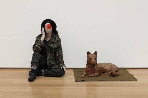 A work by Swiss artist Mai-Thu Perret, Les guérillères III (2016), which the Kordansky Gallery is bringing to Frieze.