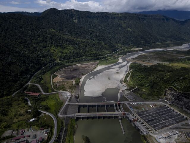 The Coca Codo Sinclair hydroplant relies on the natural flow of water.