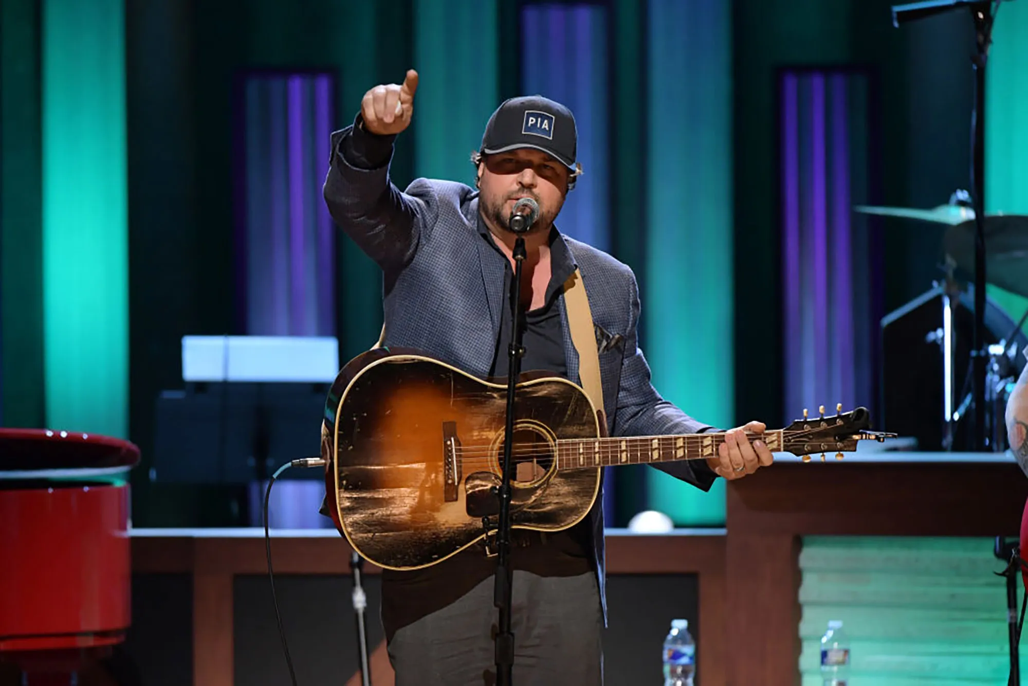 Dallas Davidson performs at The Grand Ole Opry in Nashville, Tennessee.