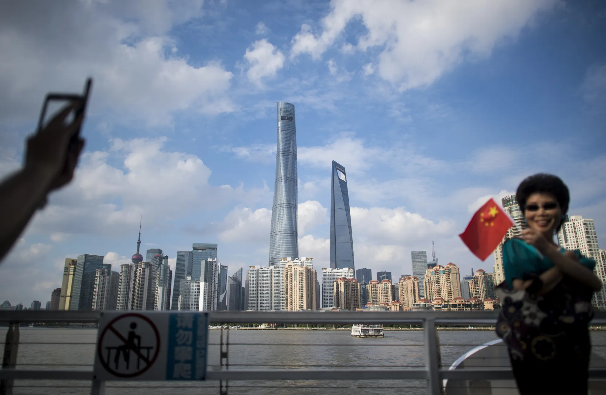 The Shanghai Tower. Photographer: Johannes Eisele/AFP via Getty Images
