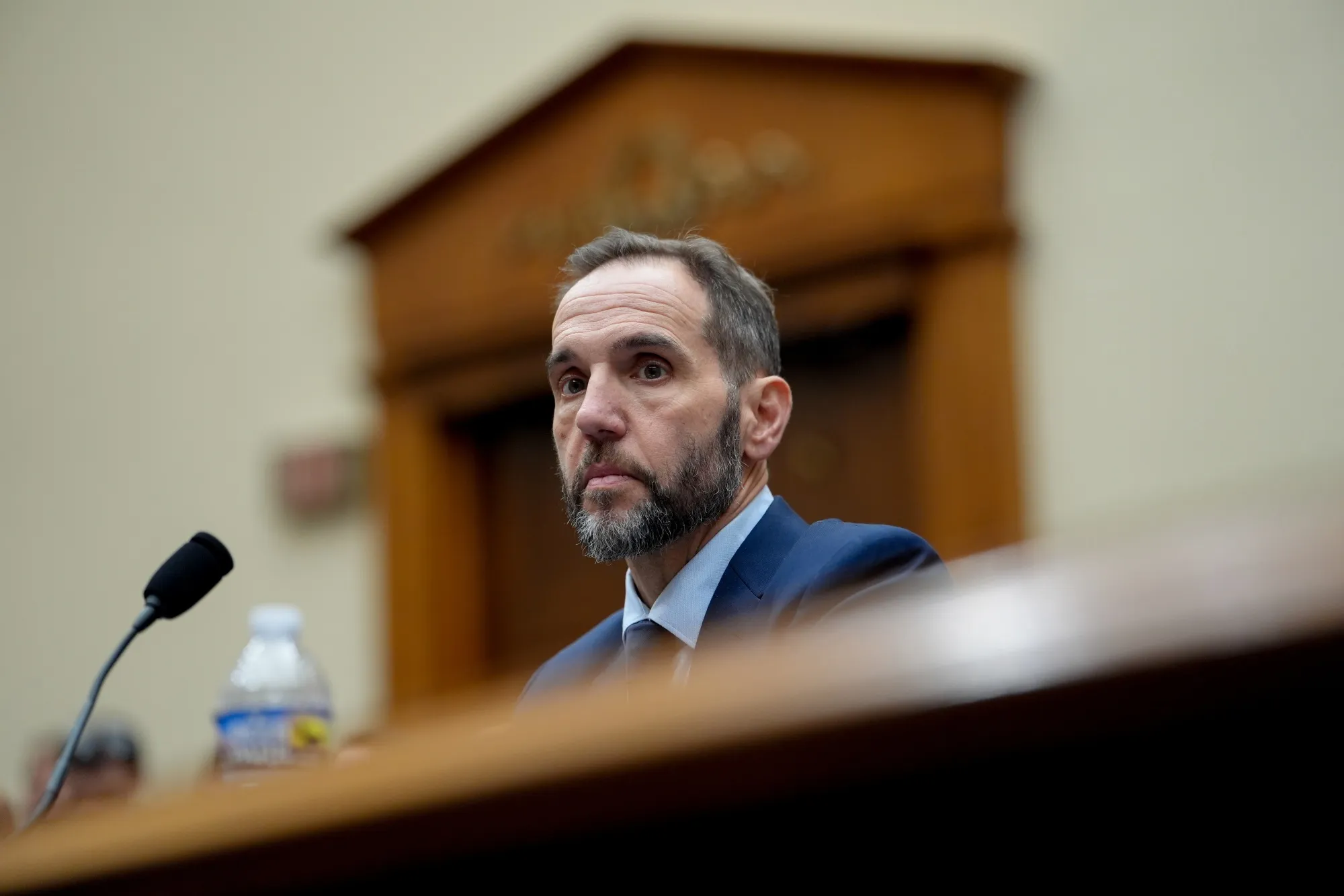 Jack Smith, former US special counsel, during a House Judiciary Committee hearing in Washington on Jan. 22.